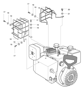 Part Location Diagram of 578936 Briggs and Stratton Muffler guard